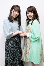 関口なほ（左）から緑を継承した塩見きら（右）。