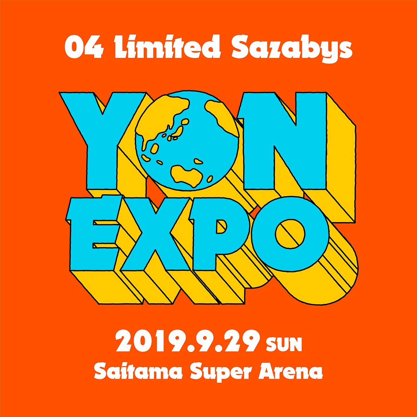 04 Limited Sazabys「YON EXPO」キービジュアル