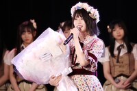 卒業公演での小畑優奈。(c)テレビ朝日