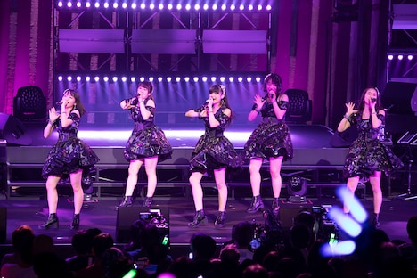 「こぶしファクトリー ファーストコンサート2019 春麗 ~GWスペシャル~」東京・中野サンプラザホール公演の様子。(写真提供:アップフロントグループ)