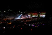 BTSワールドツアー「LOVE YOURSELF:SPEAK YOURSELF」アメリカ・ローズボウルスタジアム公演の様子。（写真提供：Big Hit Entertainment）