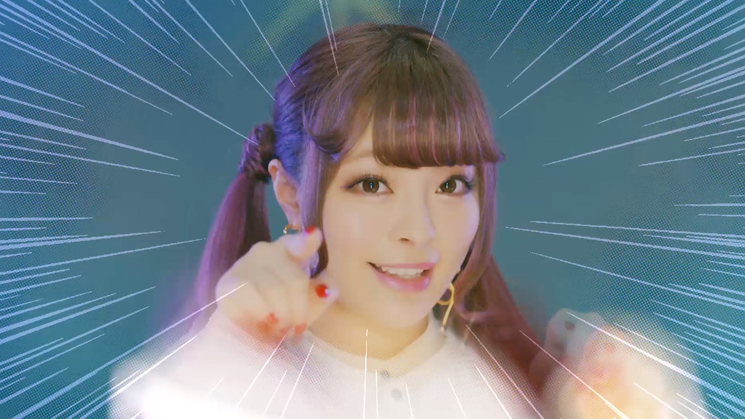 きゃりーぱみゅぱみゅ「きみがいいねくれたら」ミュージックビデオのワンシーン。