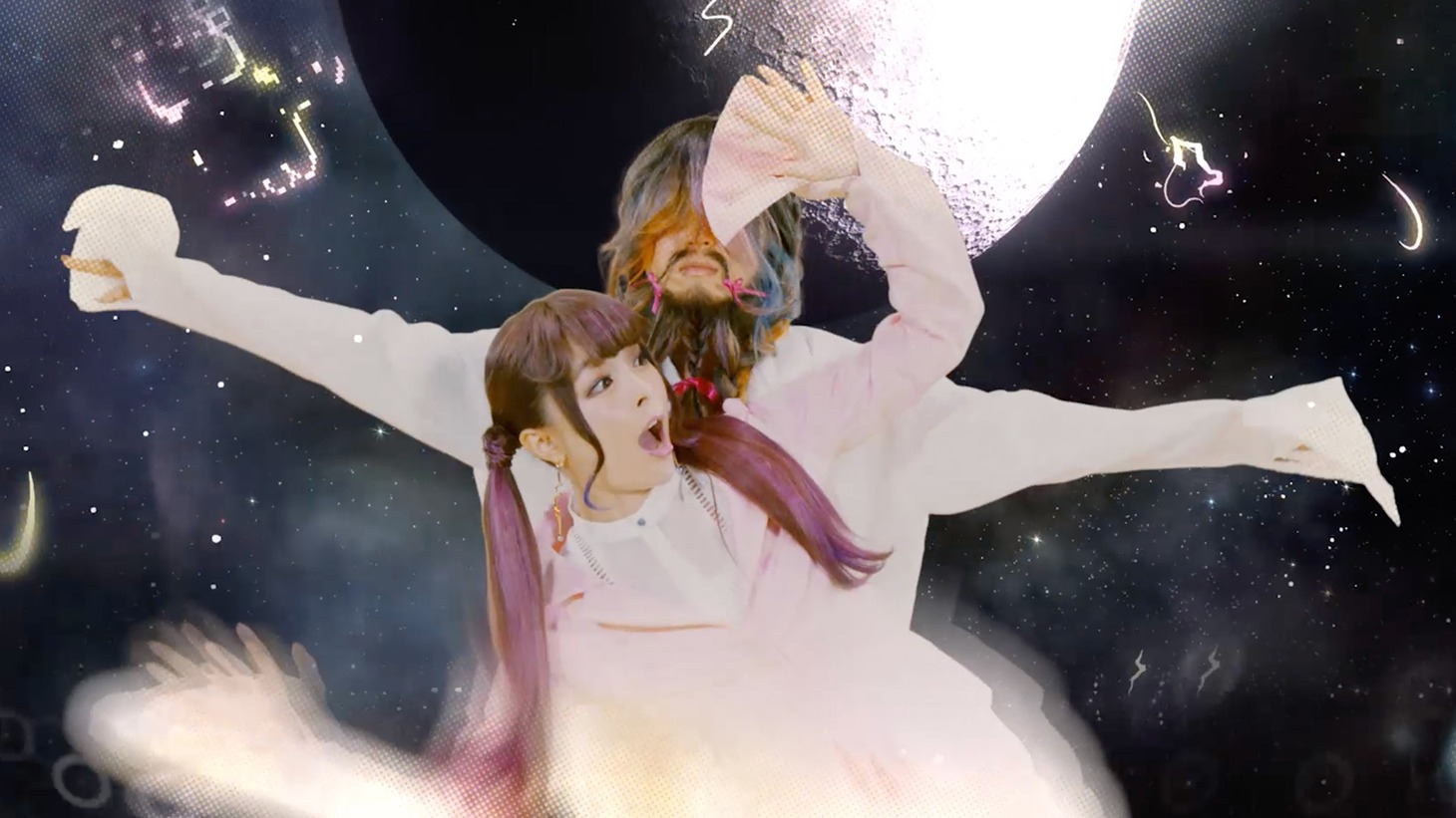 きゃりーぱみゅぱみゅ「きみがいいねくれたら」ミュージックビデオのワンシーン。