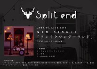 Split end「フェイクワンダーランド」フライヤー