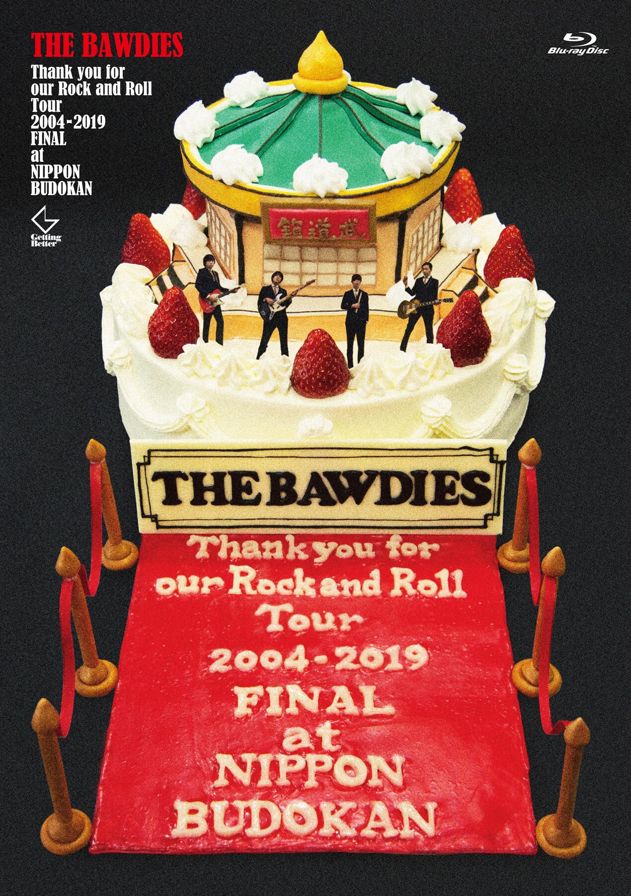 THE BAWDIES「Thank you for our Rock and Roll Tour 2004-2019 FINAL at 日本武道館」Blu-rayジャケット