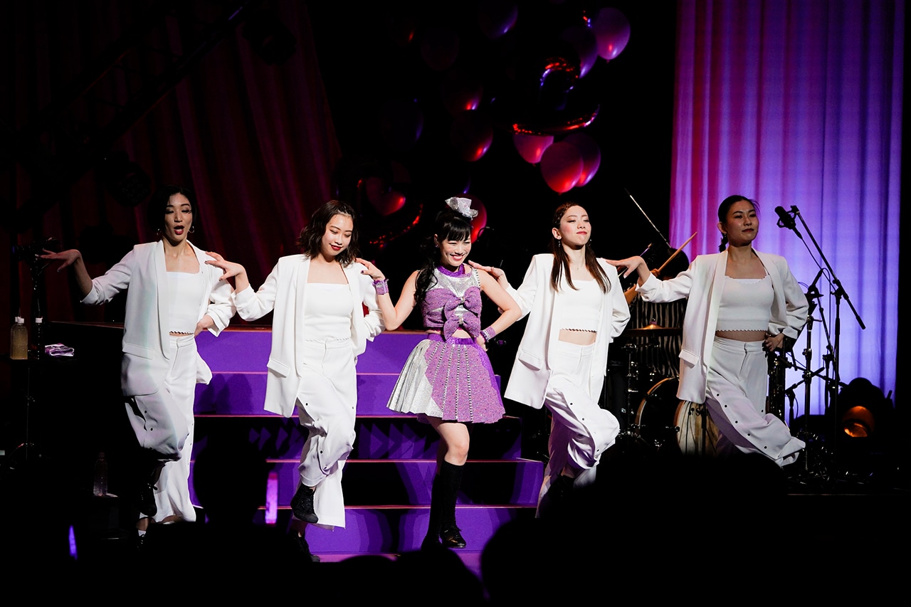 高城れに「まるごとれにちゃん 2019 in カルッツかわさき」の様子。（写真提供：キングレコード）