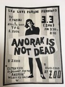 「ANORAK IS NOT DEAD」フライヤー(画像提供:山下直樹)