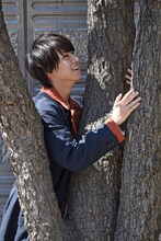 催眠にかかったタカシ。