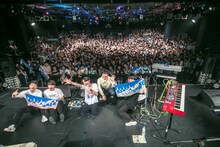 マカロニえんぴつ「マカロックツアーvol.7～ライクからラヴへ、恋の直球ド真ん中ストライク初全国ワンマン篇～」LIQUIDROOM公演の様子。（撮影：中山優司）