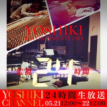 YOSHIKI CHANNEL「前代未聞 YOSHIKI RECORDING STUDIO 監視24時！！」告知ビジュアル