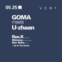 「GOMA meets U-zhaan」公演告知ビジュアル