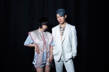 左からDAOKO、MIYAVI。