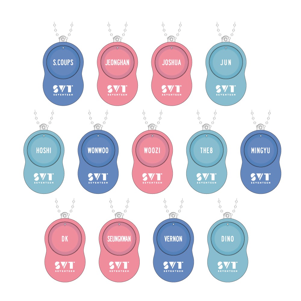 「SEVENTEEN 2019 POP UP STORE」で販売されるボイスチャーム。