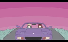 中田ヤスタカ「ぴこぴこ東京（feat. 眞白桃々）」ミュージックビデオのワンシーン。