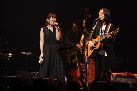 左から坂本美雨、高野寛。（撮影：佐藤早苗）