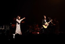 左から畠山美由紀、高野寛。（撮影：佐藤早苗）