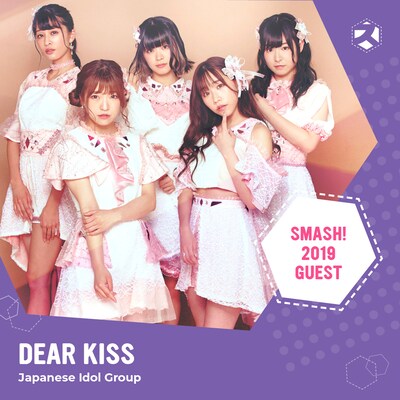 DEAR KISSの「SMASH!（スマッシュ）2019」出演告知画像。