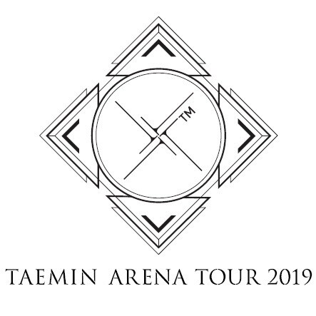 「TAEMIN ARENA TOUR 2019 ～X～」（Xに上付きTMが正式表記）ロゴ