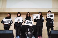 「lyrical school FREE LIVE “全校集会” Vol.1」の様子。