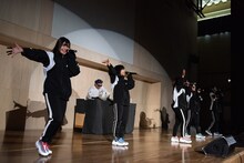 「lyrical school FREE LIVE “全校集会” Vol.1」の様子。