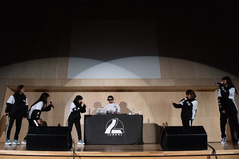「lyrical school FREE LIVE “全校集会” Vol.1」の様子。