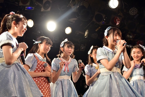 「ときめき▽宣伝部 春のライブハウスロックオンツアー2019」東京・渋谷CLUB QUATTRO公演の様子。