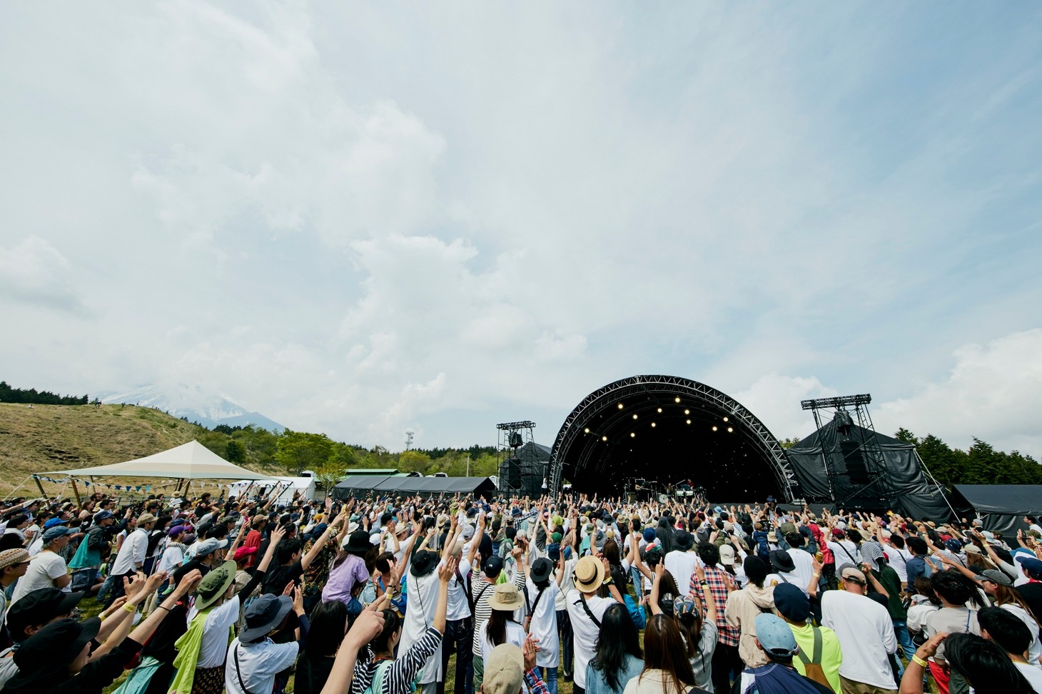 「FUJI & SUN '19」会場の様子。（Photo by Tetsuya Yamakawa）