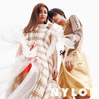 「NYLON JAPAN」7月号より吉川愛と神尾楓珠。