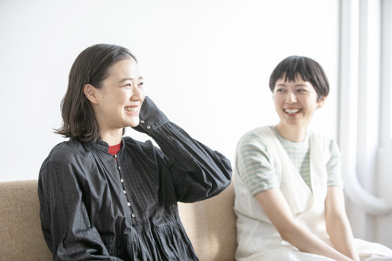 蒼井優と菊池亜希子。