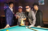 「任侠学園」撮影現場訪問の様子。