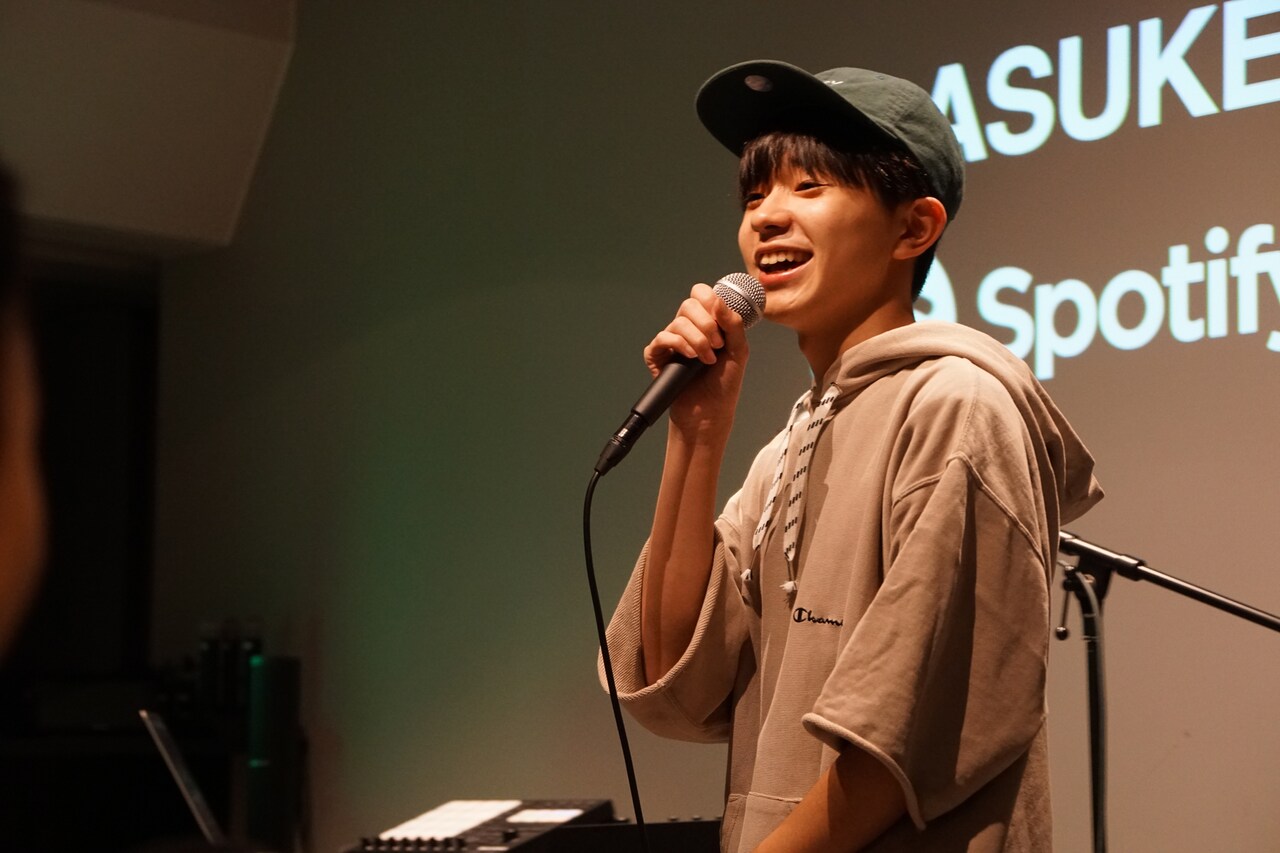 16歳を迎えたSASUKEがSpotify社内でライブ