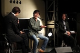 宮沢和史「留まらざること 川の如く」発売記念朗読会&トークイベントの様子。