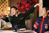 織田信成と岡村隆史。