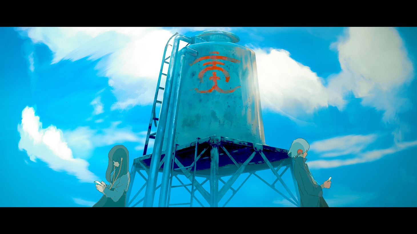 スペースシャワーTV×Eve ステーションIDのワンシーン。