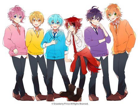 すとぷり。ななもり。は右から2番目。