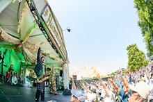 「GREENROOM FESTIVAL'19 15th Anniversary」でのTRI4THのライブの様子。（撮影：堂園博之）