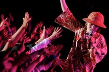 「CIRCLE'19」5月18日公演のEGO-WRAPPIN'のライブの様子。