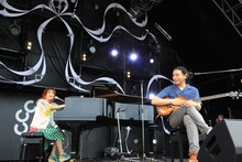 清水ミチコと清水イチロウ。