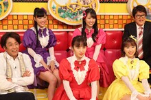 フジテレビ系「ネプリーグ」より、ももいろクローバーZチーム。(c)フジテレビ