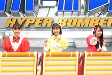 左からももいろクローバーＺの百田夏菜子、玉井詩織、佐々木彩夏。(c)フジテレビ