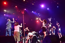 玉入れで勝負する桜エビ～ずといぎなり東北産。