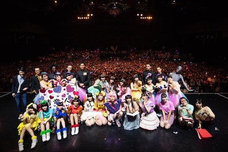 「清 竜人ハーレム▽フェスタ2019 10th ANNIVERSARY & 30th BIRTHDAY」出演者たち。