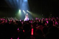佐々木彩夏のパフォーマンス時、ピンクのペンライトで染まった新木場STUDIO COAST。