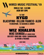 「WIRED MUSIC FESTIVAL'19」告知ビジュアル