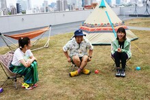 左から片瀬那奈、澤部佑、桝田沙也香。