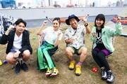 左から吉田大吾、 片瀬那奈、澤部佑、桝田沙也香。