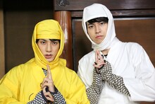 忍者のユースケとタカシ。