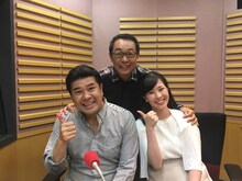 左から垣花正、さだまさし、東島衣里。