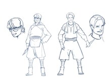 スカイピースをモデルにしたキャラクターデザイン。(c)岸本斉史 スコット / 集英社・テレビ東京・ぴえろ