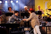亀田誠治とミッキー吉野。(提供:日比谷音楽祭)